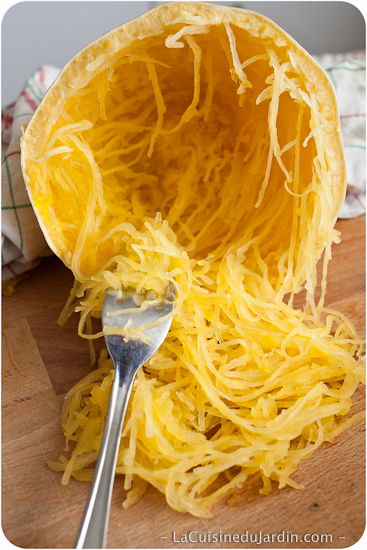 La courge spaghetti