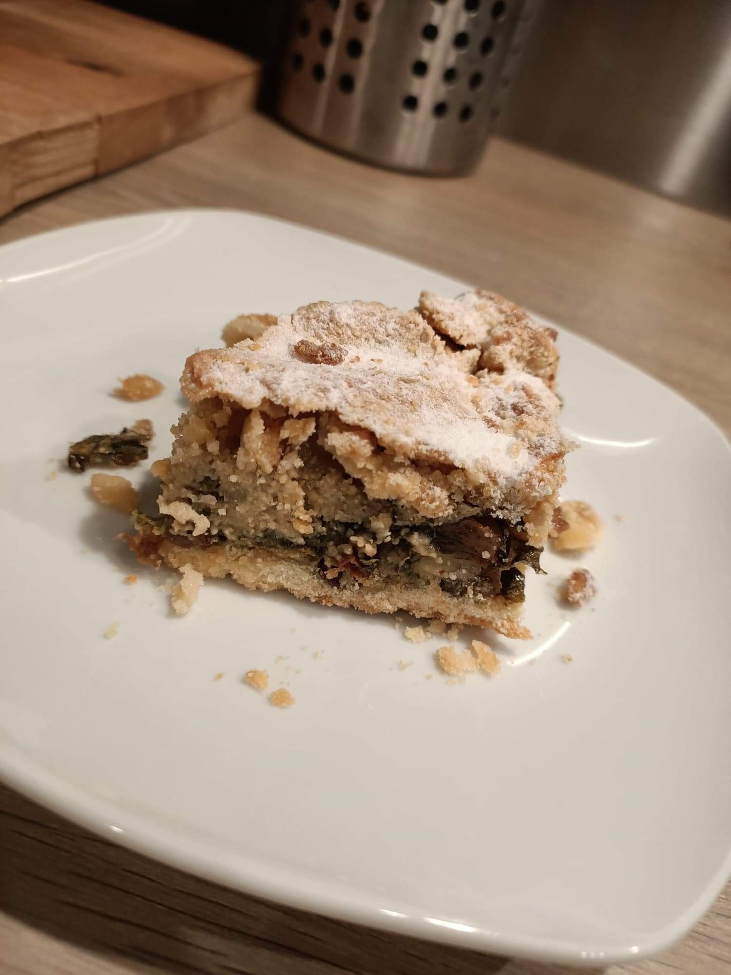 Tourte de blettes sucrée niçoise